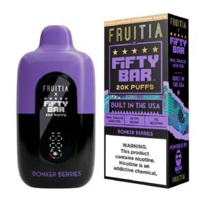 Fifty Bar FRUITIA - Bonker Berries Disposable Vape (20K Puffs)