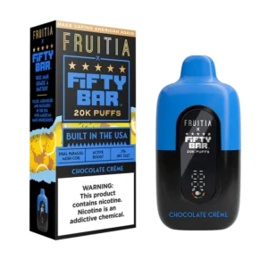 Fifty Bar FRUITIA - Chocolate Creme Disposable Vape (20K Puffs)