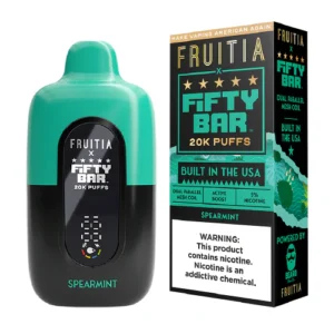 Fifty Bar FRUITIA - Spearmint Disposable Vape (20K Puffs)
